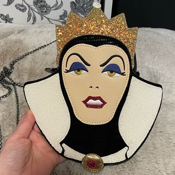 Danielle Nicole Disney Evil Queen Die Cut Crossbody Bag